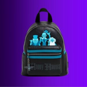 DISNEY LOUNGEFLY The Haunted Mansion Hitchhiking Ghosts Mini Backpack